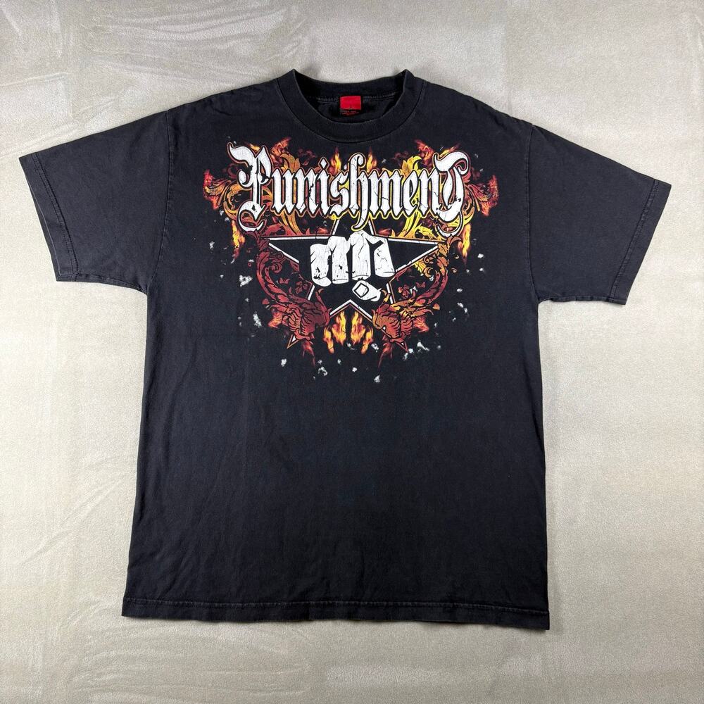 Punishment Athletics MMA Graphic T Shirt Black Short Sleeve Men’s Large